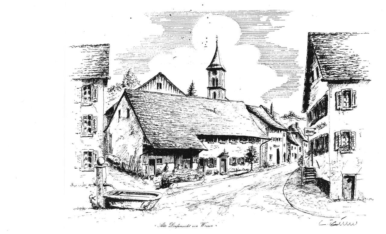 Gasthaus-Pension Zum Kreuz ชตูลิงเกน ภายนอก รูปภาพ